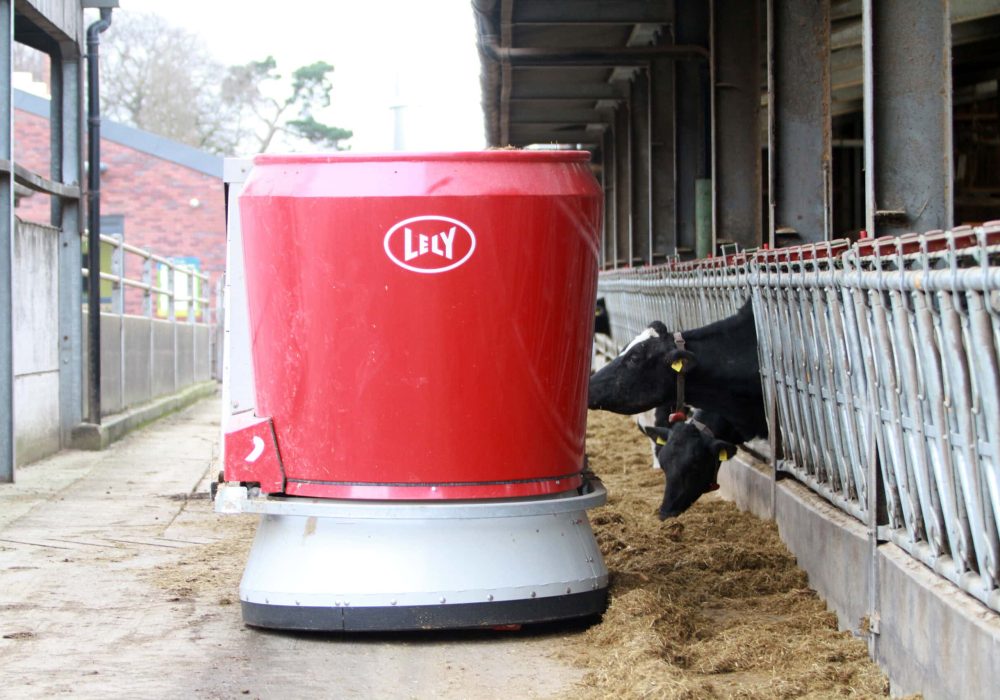 The new the Lely Vector Smart Feeding System which has been made possible through through Cheshire and Warrington Institute of Technology funding.