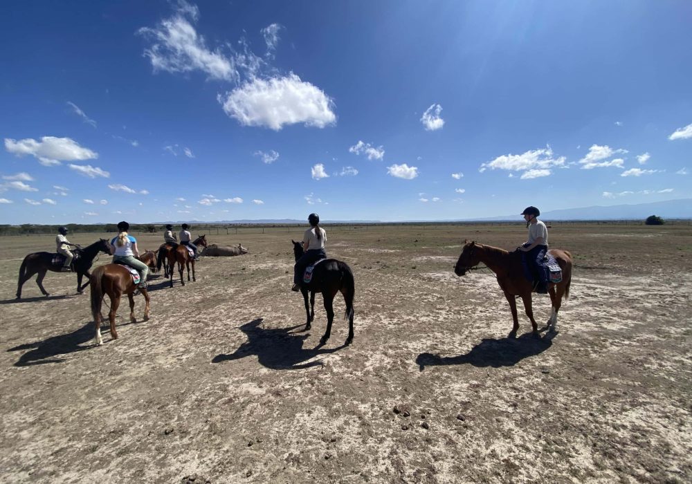 UCR Africa study tour 2022 - horse riding