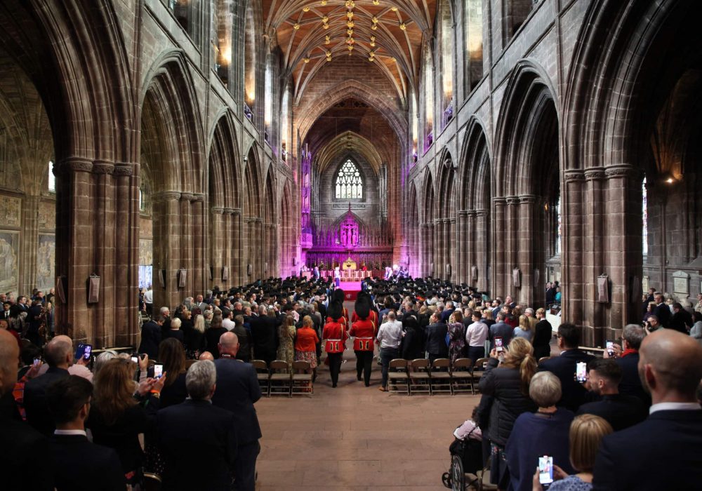 UCR graduation at Chester Cathedral