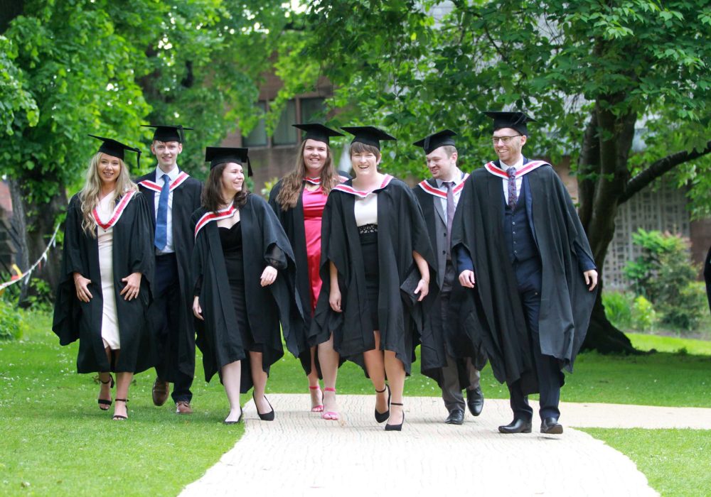 University Centre Reaseheath graduates at graduation 2021